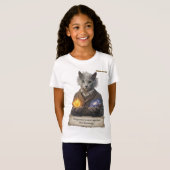 Russisch Blauw Einstein Kat - Verbeelding T-shirt (Voorkant volledig)