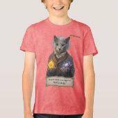 Russisch Blauw Einstein Kat - Verbeelding Tri-Blend Shirt (Voorkant)
