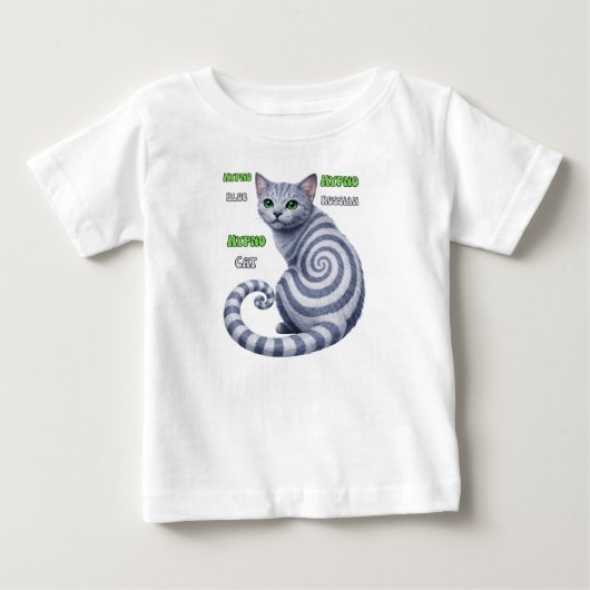 Russisch Blauw Hypno Kat (Voorkant)