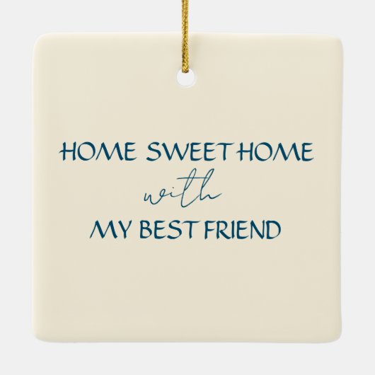 Russisch Blauw Kat in Raam met Waterverf Bloem Keramisch Ornament (Achterkant)