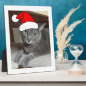 Russisch blauw kerstfeest fotoplaat (Zijkant)