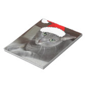 Russisch blauw kerstfeest notitieblok (Linkerzijde)