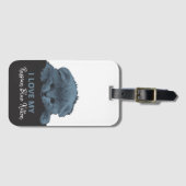 Russisch Blauw Kitten Bagagelabel (Voorkant (horizontaal))