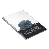 Russisch Blauw Kitten Notitieboek (Rechterzijde)