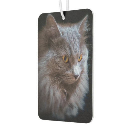 Russisch Blauw Ras Grijs Nebelung Kat Luchtverfrisser (Links)