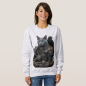 Russisch Blauw Veterane Odin’s Cat Trui (Voorkant volledig)