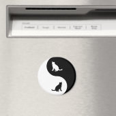 Russisch Blauw Yin Yang Magneet (Insitu (Vaatwasser))