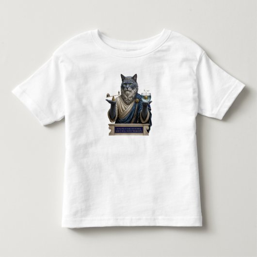 Russisch Blauwe Archimedes Kat Kinder Shirts (Voorkant)
