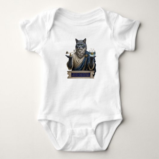 Russisch Blauwe Archimedes Kat Romper (Voorkant)