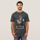 Russisch Blauwe Archimedes Kat T-shirt (Voorkant volledig)