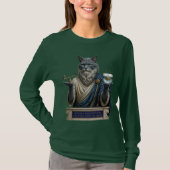 Russisch Blauwe Archimedes Kat T-shirt (Voorkant)