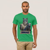 Russisch Blauwe Archimedes Kat T-shirt (Voorkant volledig)