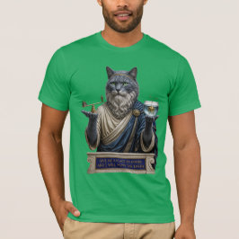 Russisch Blauwe Archimedes Kat T-shirt