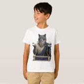 Russisch Blauwe Archimedes Kat T-shirt (Voorkant volledig)