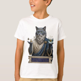 Russisch Blauwe Archimedes Kat T-shirt