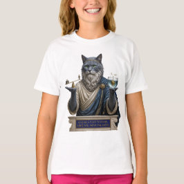 Russisch Blauwe Archimedes Kat T-shirt
