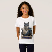 Russisch Blauwe Archimedes Kat T-shirt (Voorkant volledig)