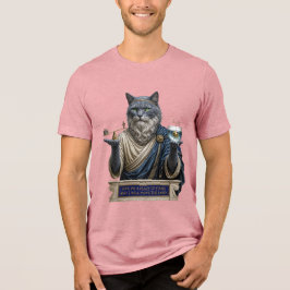 Russisch Blauwe Archimedes Kat Tri-Blend Shirt