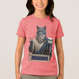 Russisch Blauwe Archimedes Kat Tri-Blend Shirt