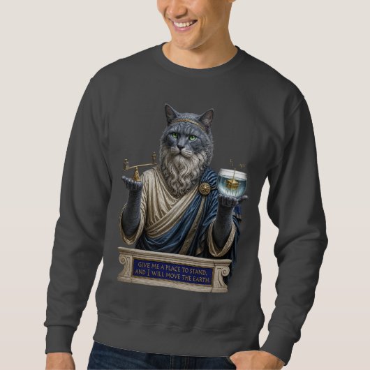 Russisch Blauwe Archimedes Kat Trui (Voorkant)