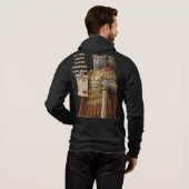 Russisch Blauwe Caesar Kat Hoodie (Achterkant volledig)