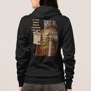 Russisch Blauwe Caesar Kat Hoodie