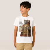 Russisch Blauwe Caesar Kat T-shirt (Voorkant volledig)