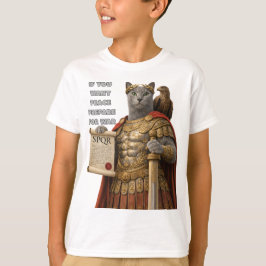 Russisch Blauwe Caesar Kat T-shirt