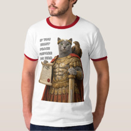 Russisch Blauwe Caesar Kat T-shirt