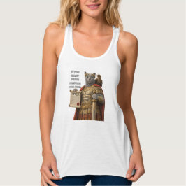 Russisch Blauwe Caesar Kat Tanktop
