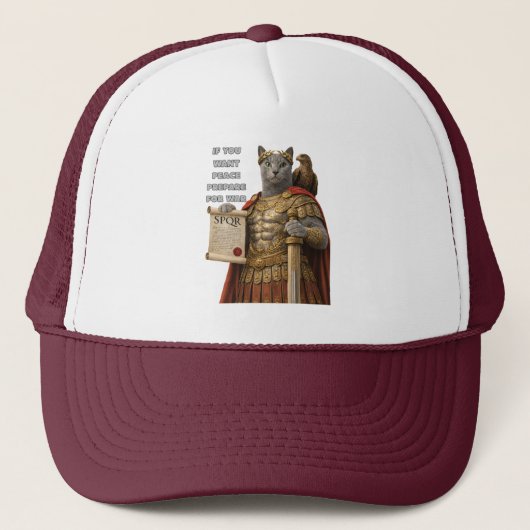 Russisch Blauwe Caesar Kat Trucker Pet (Voorkant)