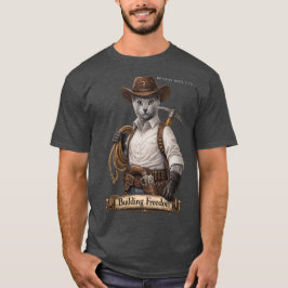 Russisch Blauwe Cowboy Kat – Vrijheid Bouwen T-shirt