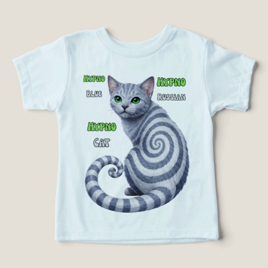Russisch Blauwe Hypno Kat (Design voorkant)