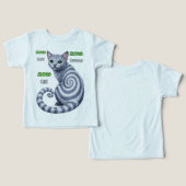 Russisch Blauwe Hypno Kat (Ontwerp Voorkant & Achterkant)