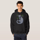 Russisch Blauwe Hypno Kat Hoodie (Voorkant volledig)