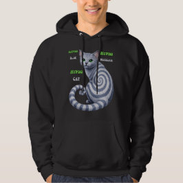 Russisch Blauwe Hypno Kat Hoodie