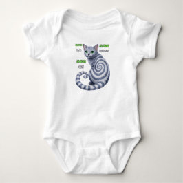 Russisch Blauwe Hypno Kat Romper