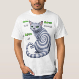 Russisch Blauwe Hypno Kat T-shirt