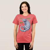 Russisch Blauwe Hypno Kat Tri-Blend Shirt (Voorkant volledig)