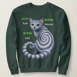 Russisch Blauwe Hypno Kat Trui