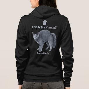 Russisch Blauwe Kat – Dit is mijn Mens Hoodie