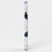 Russisch Blauwe Kat Gele Bloemen Case-Mate iPhone Case (Achterkant/rechts)