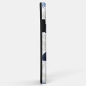 Russisch Blauwe Kat Gele Bloemen Case-Mate iPhone Case (Achterkant/rechts)