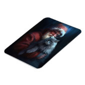 Russisch Blauwe Kat Sinterklaas Feestelijke Kerstm Magneet (Linkerzijde)