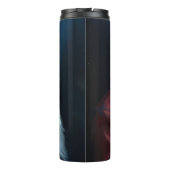 Russisch Blauwe Kat Sinterklaas Feestelijke Kerstm Thermosbeker (Achterkant)