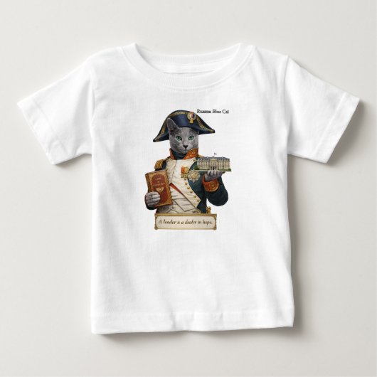Russisch Blauwe Napoleon Bonaparte Kat (Voorkant)