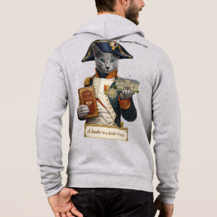 Russisch Blauwe Napoleon Bonaparte Kat Hoodie