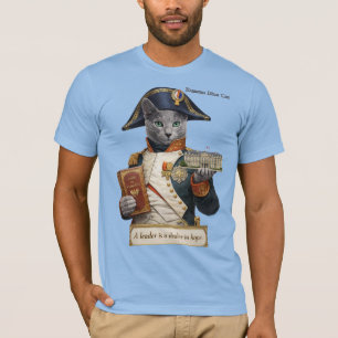 Russisch Blauwe Napoleon Bonaparte Kat T-shirt