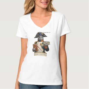 Russisch Blauwe Napoleon Bonaparte Kat T-shirt
