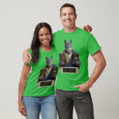 Russisch Blauwe Postduivin Kat T-shirt (Unisex)